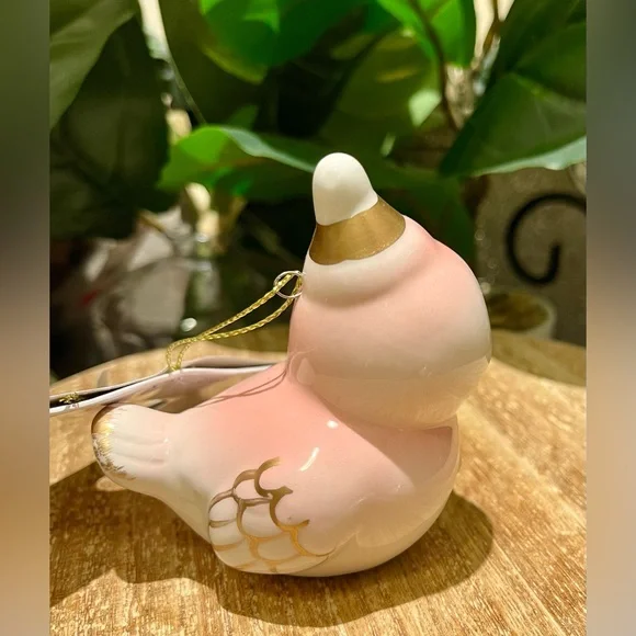 Target Wondershop Retro Baby Pink Bird Christmas Ornament - Picture 4 of 9